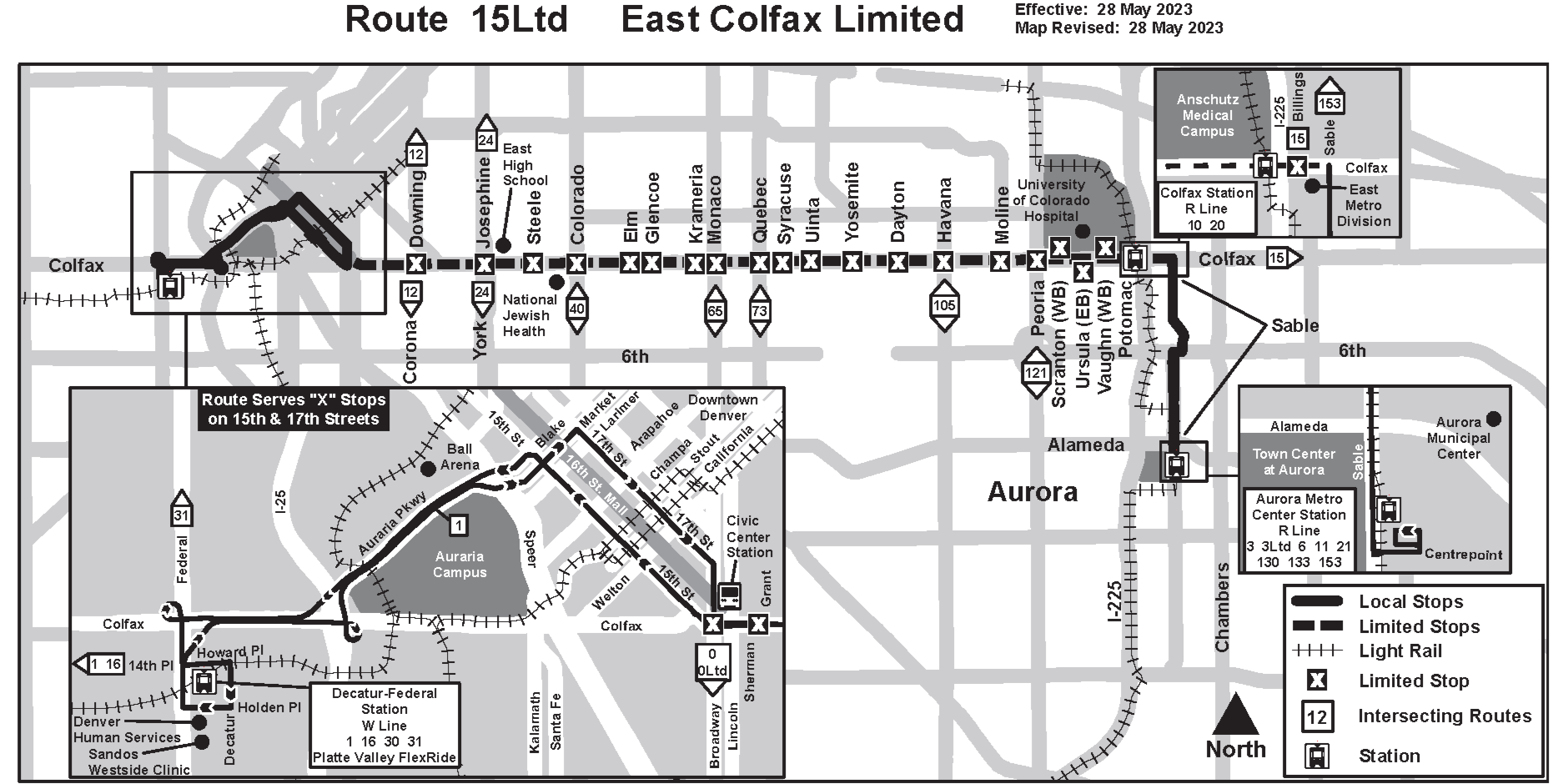 Route 15L map.