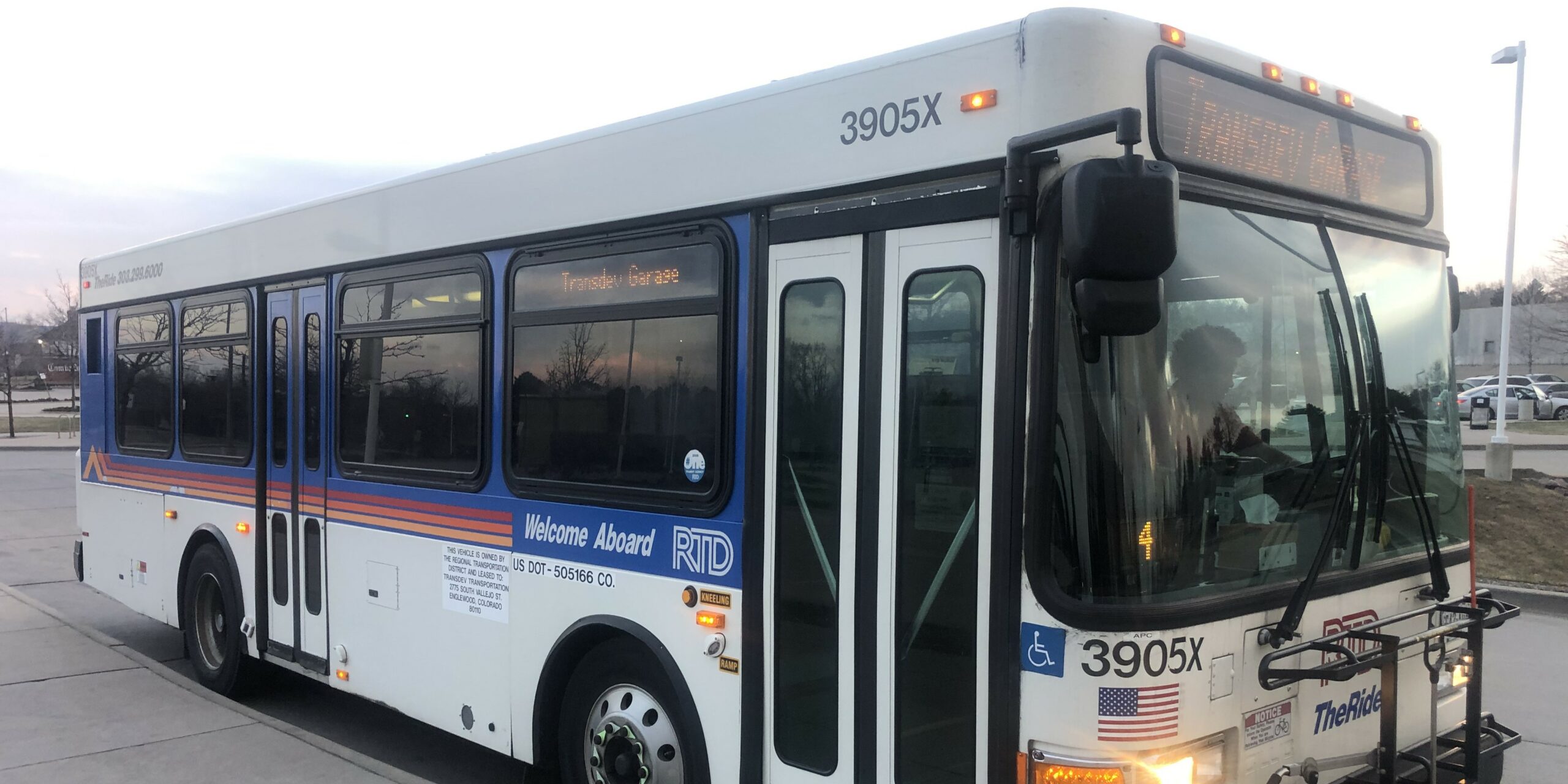 Gillig 30ft Low Floor transit bus.