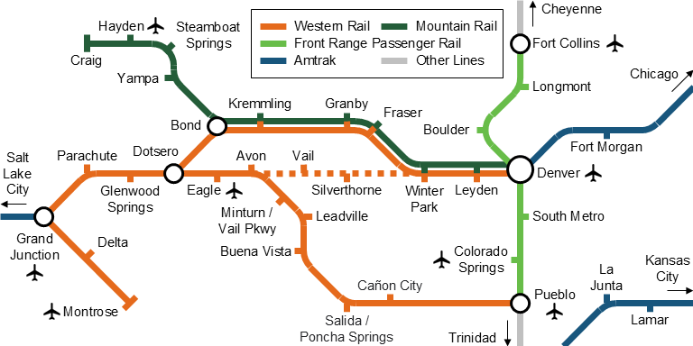 Western Rail map.