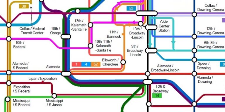 Baker Transit Map - Greater Denver Transit