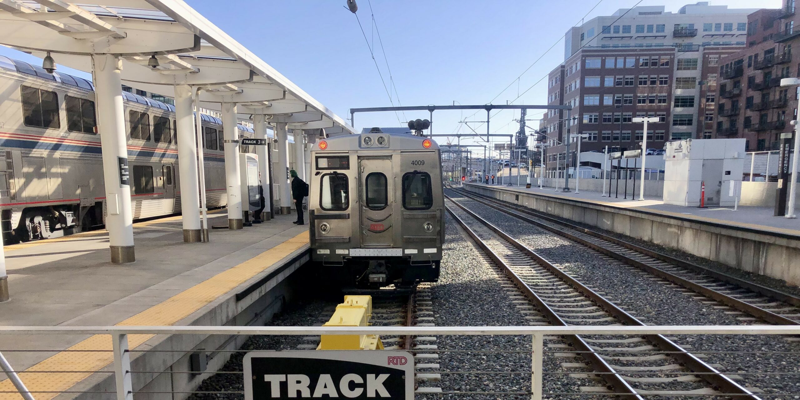 Train at Union Station.